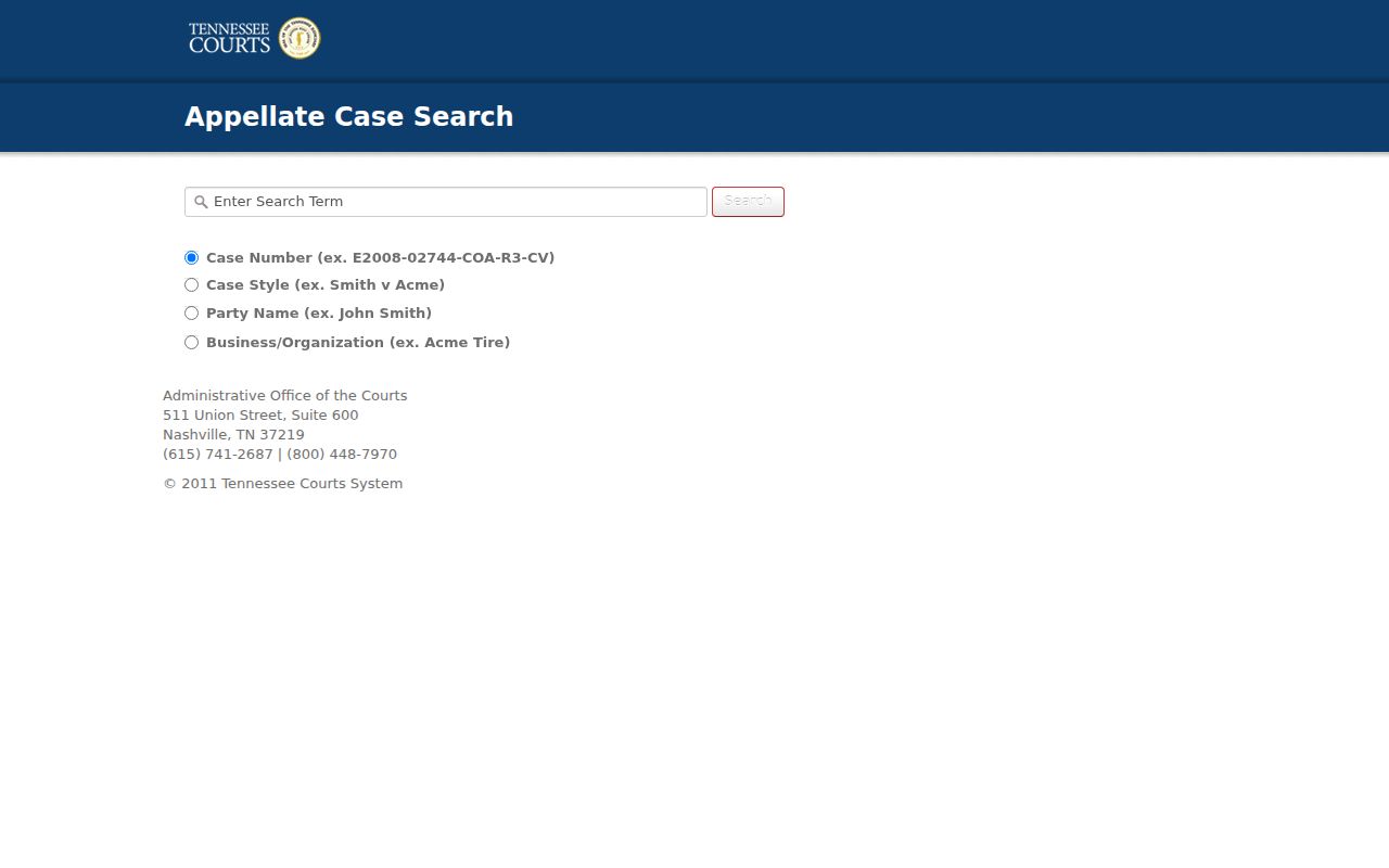 Tennessee appellate case history search used after a Henry case is appealed