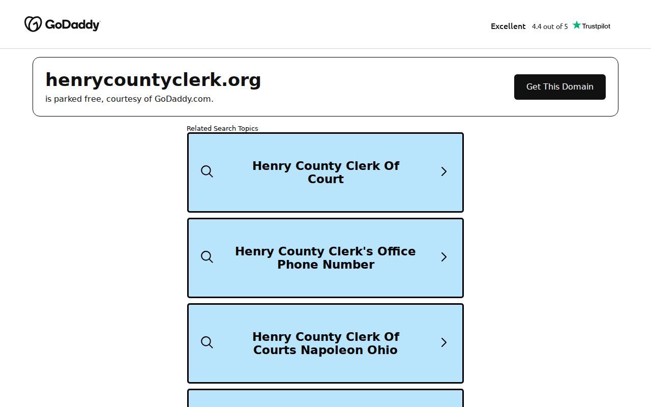 Henry County court records clerk office information
