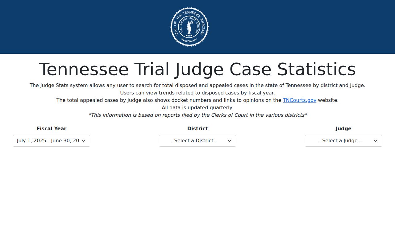 Henry County court docket judicial statistics